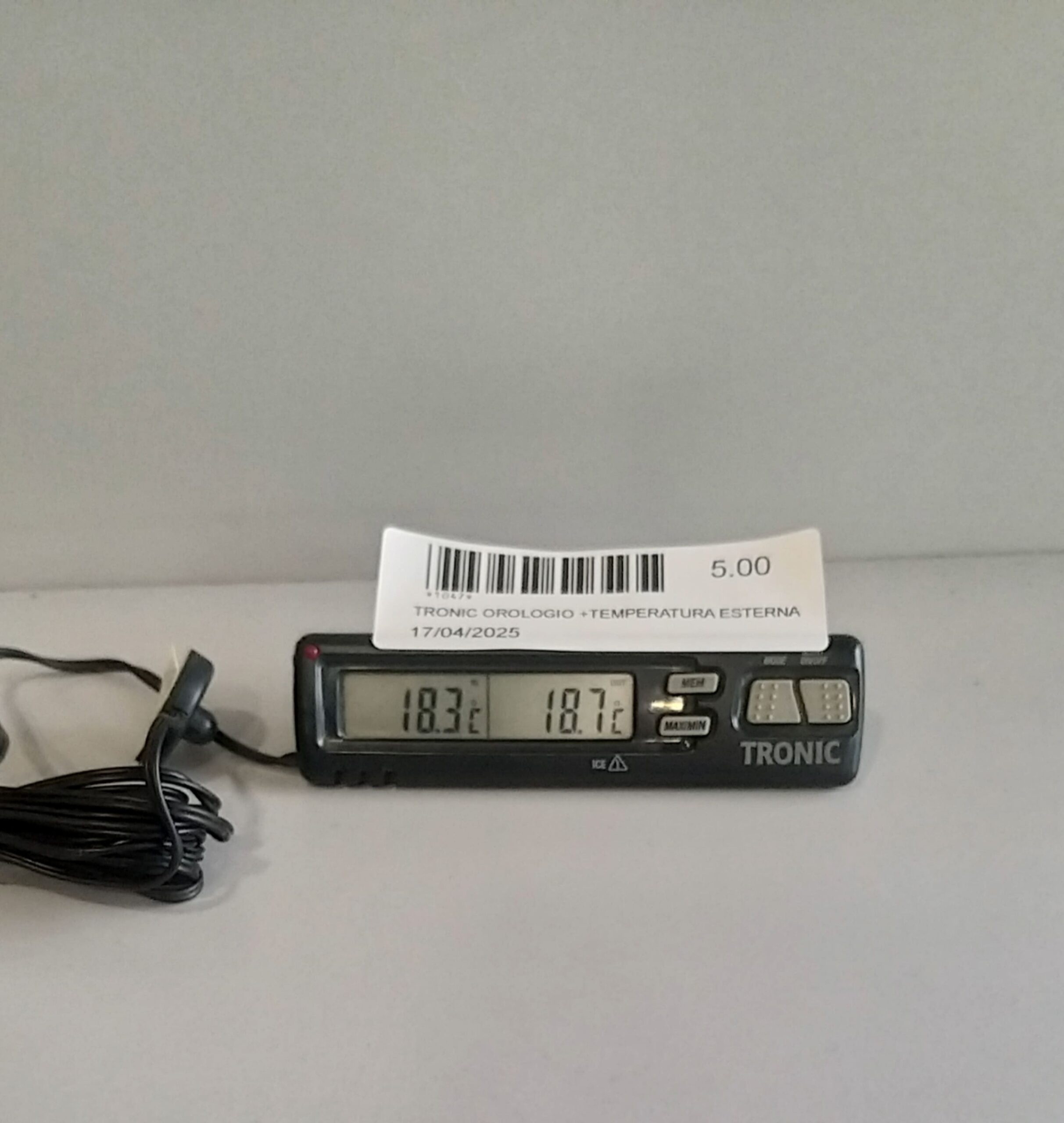 TRONIC OROLOGIO CON TEMPERATURA