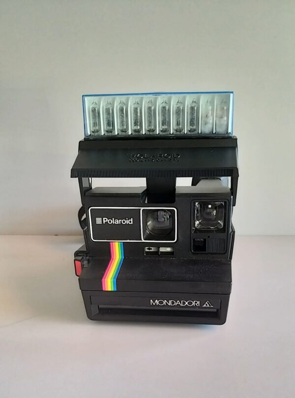 Polaroid 600 con Flash
